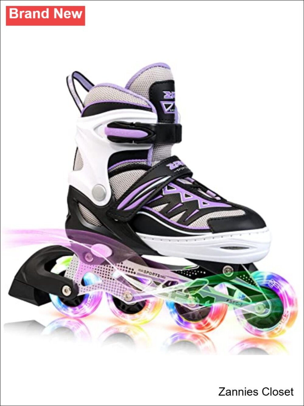 ✨ Inline Skates Adjustable Light Up Wheels Kids Outdoor Fun